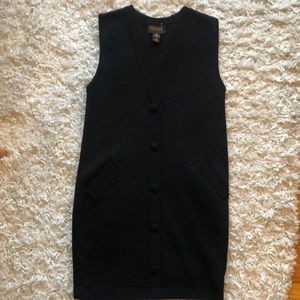 Vintage wool vest dress